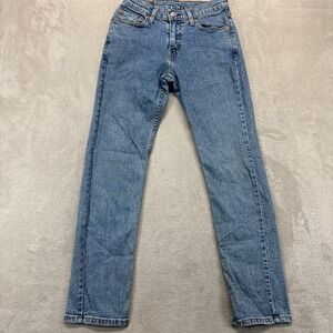 Levis 511 Jeans Mens 28x30 Blue Slim Fit Blue Medium Wash Denim Stretch Casual